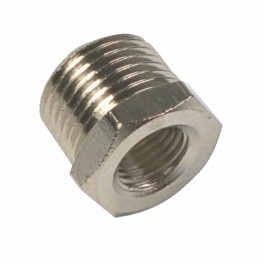 Verloopnippel  bi-bu 1/4"- 3/8"