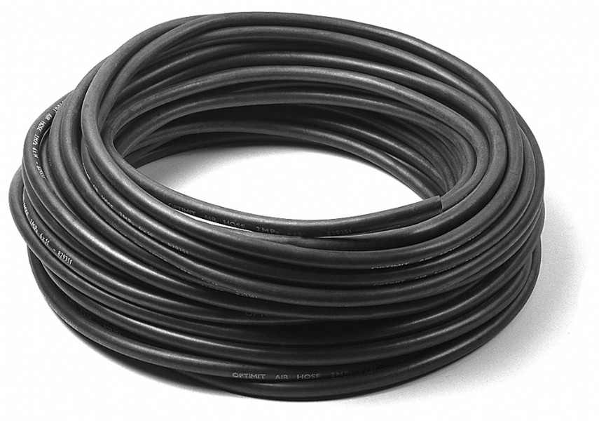 Luchtslang per meter , Rubber 8 mm inwendig