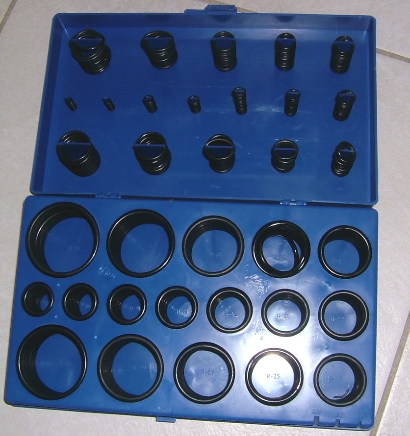 Assortimentsdoos Rubber O ringen set 419 stuks 